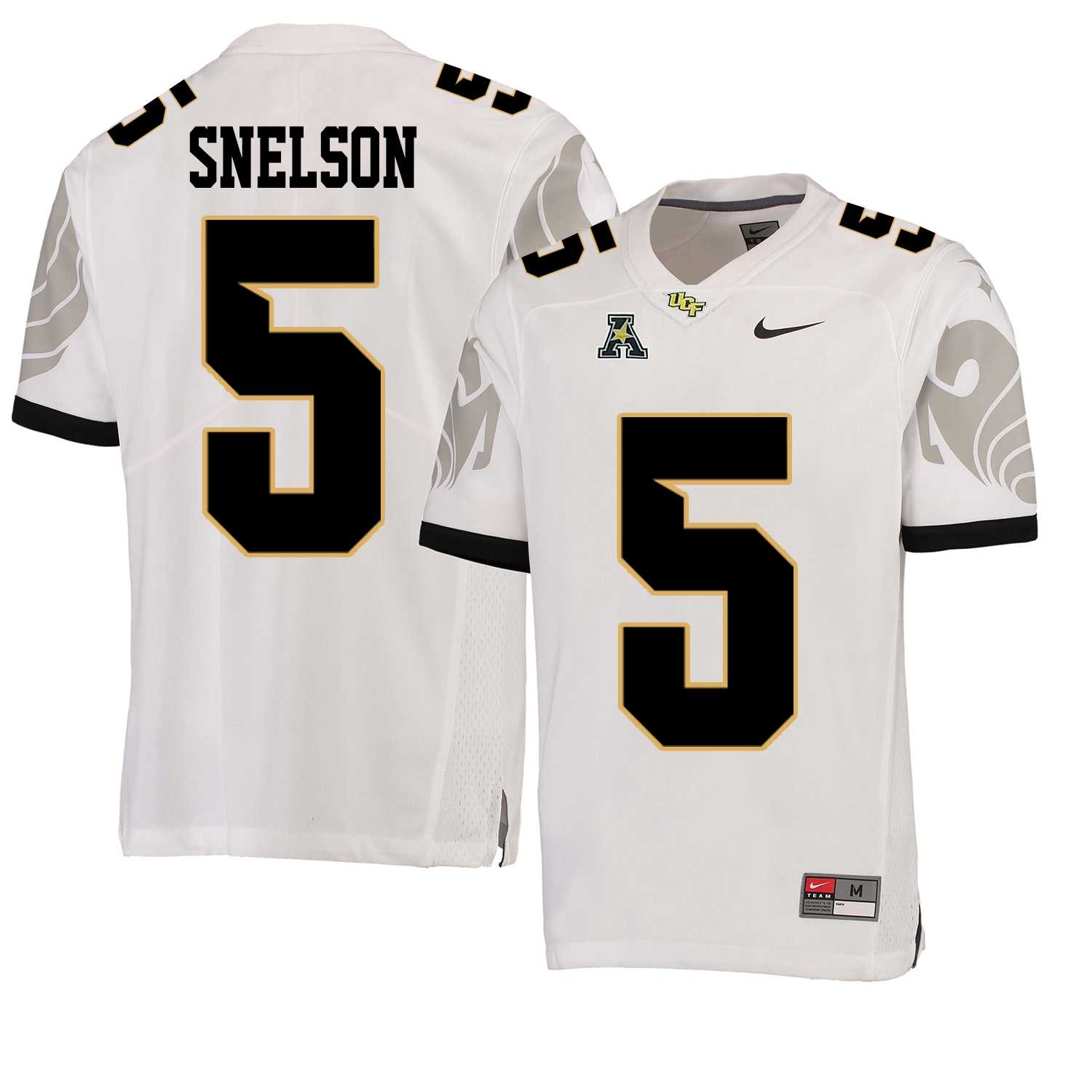 UCF Knights 5 Dredrick Snelson White College Football Jersey DingZhi